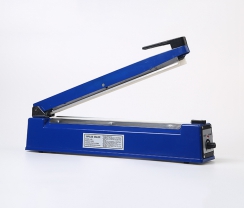 400 type - European plug - blue aluminum shell hand pressure sealing machine side knife